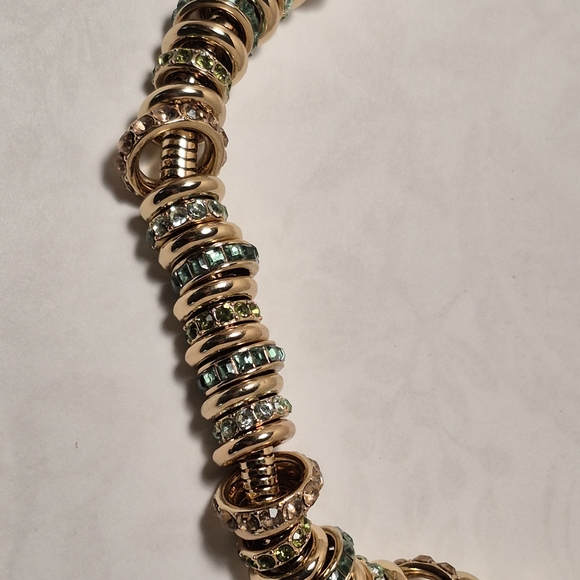 INC International Concepts Gold and Teal Necklace - Picture 6 of 11